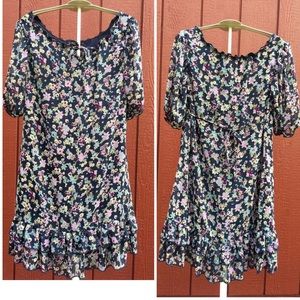 Kandy Kiss Floral Fully Lined Short Sleeve Dress